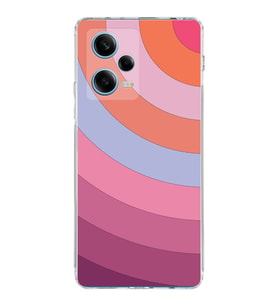 PrintiFy Xiaomi Redmi Note 12 Pro 5G Uyumlu Kamera Korumalı Renk Cümbüşü F Tasarımlı Kılıf
