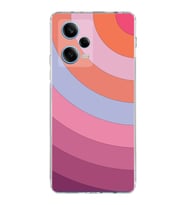 PrintiFy Xiaomi Redmi Note 12 Pro 5G Uyumlu Kamera Korumalı Renk Cümbüşü F Tasarımlı Kılıf