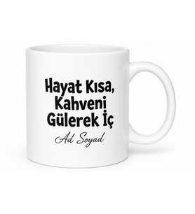 Kişiye Özel Esprili Baskılı Kupa Bardak Komik Hediye Porselen Mug