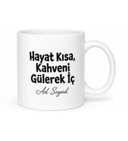 Kişiye Özel Esprili Baskılı Kupa Bardak Komik Hediye Porselen Mug