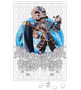 Braaum Aang League of Legends Crossover Puzzle 240 Parça Yapboz