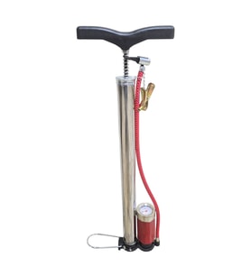 Fixonic B.H.D BHD00324 T Saplı Saatli Krom Hava El Pompası 60cm (Kırmızı)