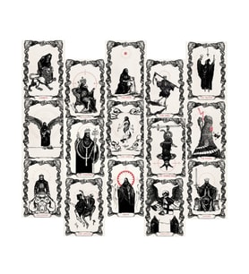 Orora Gothic Tarot Poster Duvar Kağıdı Seti-15li-230g-A5