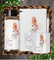 Kişiye Özel Tasarım Defter Kalem Matara Ve Kupa Hediye Seti 104777
