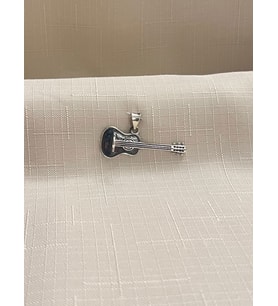 ELEKTRO GİTAR 925 AYAR GÜMÜŞ ERKEK KOLYE UCU