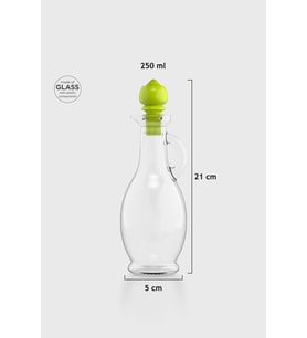 Renga Kibele 250 ml Yeşil Kapaklı Cam Yağlık 151024