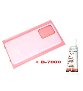 Tkgz Samsung Galaxy S20 UTRA Arka Pil Batarya Kapağı (CAM) PEMBE