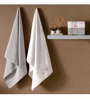 Vega Pure Cotton Düz Pamuk Hamam Seti, Krem, 4'lü Set