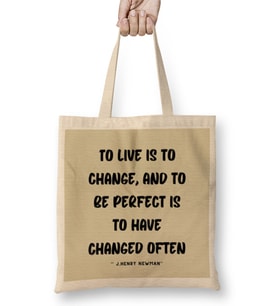 Life Quotes Style Lover Sayings Words Gifs John Henry Newman Bez Çanta Uzun Saplı