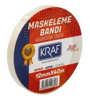 KRAF MASKELEME BANDI 12MMX40M 4012G