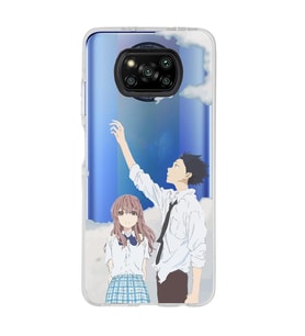 Poco X3 PRO / X3 NFC Uyumlu A Silent Voice Tasarımlı Şeffaf Telefon Kılıfı