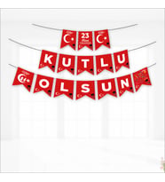 23 Nisan Kutlu Olsun Flama - 2,70 mt (STD)