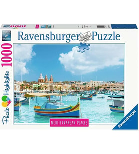 Ravensburger Puzzle, Malta, 1000 Parça (Krem)