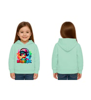 Unisex roblox Baskılı Çocuk Swaetshirt  Baskılı Kapüşonlu 3 İplik Şardonlu (Mint Yeşili)