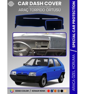 SKODA FAVORİT (1987-1995) Torpido Örtüsü Ön Göğüs Halı Torpido Koruma Birebir Uyum Kaymaz UV Koruma