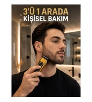 Mey İthalat® Saç, Sakal, Burun ve Kulak Bakımı İçin Çok Amaçlı Tıraş Makinesi
