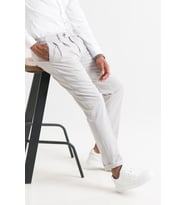 Slimfit Çift Pileli Duble Paça Kemer Detaylı Yazlık Erkek Kumaş Pantolon (Gri)