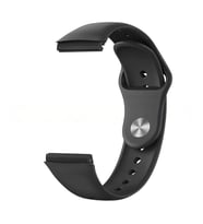 Huawei Watch GT 6/5 Pro 46mm Kordon Spor Silikon Band Delikli Style (Siyah)