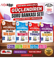 Ankara Yayıncılık 7. Sınıf Güçlendiren Soru Bankası Seti 4 Kitap