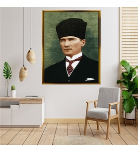 ÇERÇEVELİ ATATÜRK TABLO S583