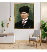 ÇERÇEVELİ ATATÜRK TABLO S583