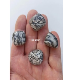 50 Gram Gri Jasper Tamburlu Parçalar 515