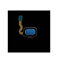 Samsung Galaxy S8 G950 Home Parmak Okuyucu Flex Flex Mavi