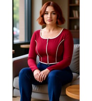 Kadın Uzun Kollu Fermuarlı Bluz Vücuda Oturan Kesim Esnek Örme Crop Model Kontrast Biye Detayları