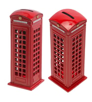 Telefon Kulübesi Metal Kumbara İngiltere Londra 18cm
