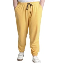 Mode XL Eşofman Altı Lastikli Paça Waffle 23501 Hardal