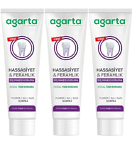Agarta Doğal Tam koruma Diş Macunu 90 ML Hassasiyet & Ferahlık (3 Lü Set)
