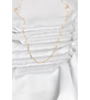 Northcity CM 14K Gold Renk Yassı Zincir Model 60 cm Kadın Kolye 5886