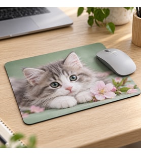 Kişiye Özel Fotoğraf Baskılı Mouse Pad - 17,50 x 21,50 cm Dikdörtgen - Kaymaz