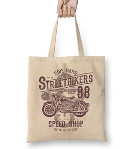 Street Bikers Speed Shop Bez Çanta Uzun Saplı