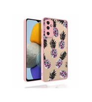 Samsung Galaxy M23 Uyumlu Kılıf Desenli Kamera Korumalı Parlak Zore Nora Kapak
