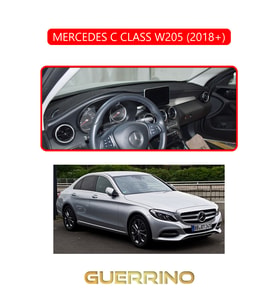 MERCEDES C CLASS W205 2018+TORPİDO KORUMA HALISI KIRMIZI KENAR