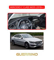 MERCEDES C CLASS W205 2018+TORPİDO KORUMA HALISI KIRMIZI KENAR