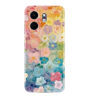 Infinix Smart 9 Kılıf Boutique Baskılı Resimli Şahane Çiçekler Pcode -063