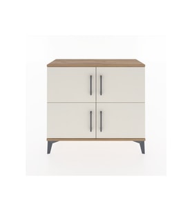 Arges Şifonyer 3 Raflı 4 Kapaklı 88x30x80 Çam-Aytaşı