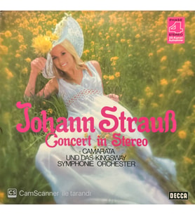 Johann Strauss Concert In Stereo LP Plak (Karışık)