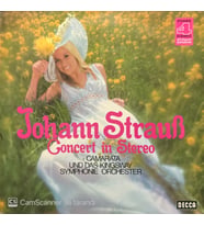 Johann Strauss Concert In Stereo LP Plak (Karışık)