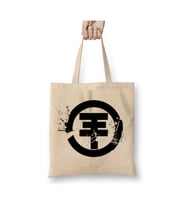 Tokio Hotel Logo Beyaz Bez Çanta Uzun Saplı Alışveriş Çantası Plaj Çantası