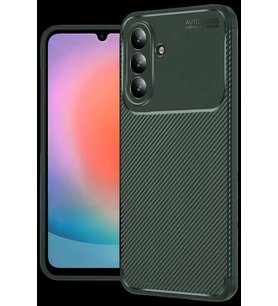 Galaxy A37 5G Auto Focus Karbon Kapak - Koyu Yeşil