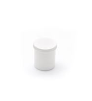 50ml beyaz pomat krem kutusu, 24 adet, krem kavanozu, plastik kavanoz, pomat kavanozu, merhem kavanozu