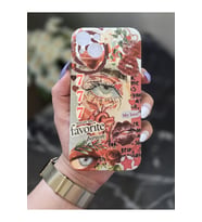 Iphone 13 Uyumlu Red Aesthetic Tasarımlı Şeffaf Telefon Kılıfı