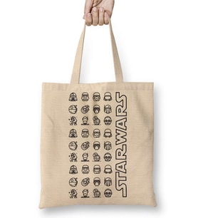 Star Wars 11 Bez Çanta Uzun Saplı