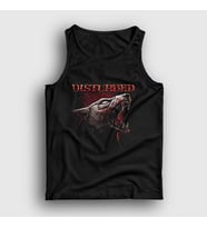 Presmono Unisex Siyah Wolf Disturbed Atlet 61287tt