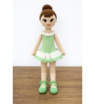 Belle Balerin Amigurumi Örgü Bebek