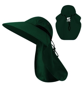 Ense Korumalı Outdoor Şapka - UV Korumalı - Haki - Savage