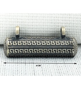 Büyük Boy Cevşeni Kebir Dualı 925 Ayar Gümüş Erkek Kolye